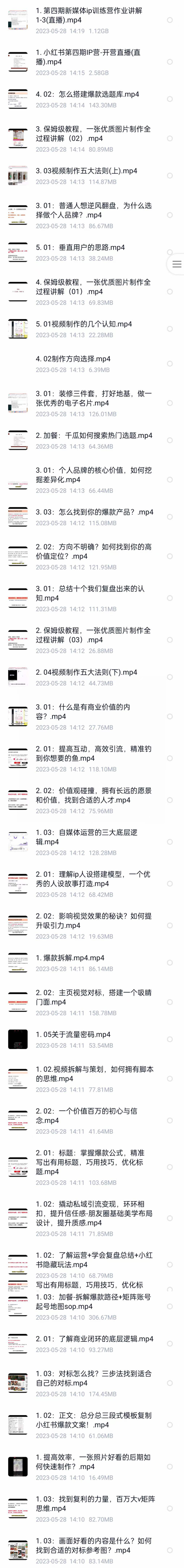 自媒体-成长IP训练营【第4期】：带你从0到1跑通小红书-闭环（39节）插图1