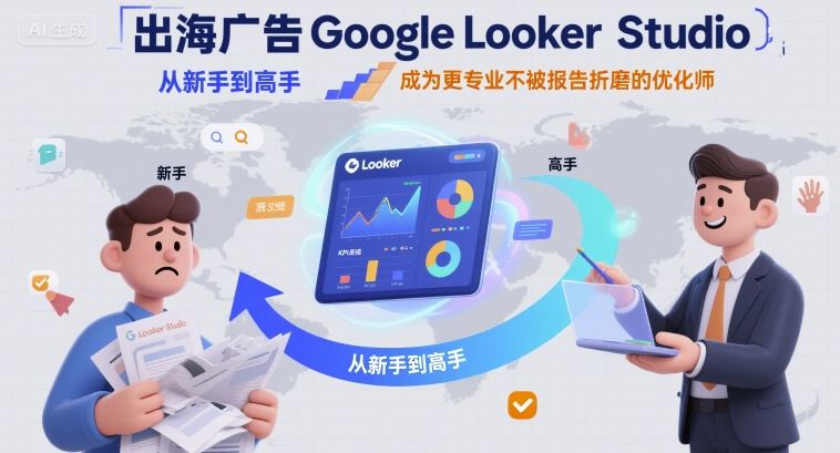 出海广告Google Looker Studio从新手到高手,成为更专业不被报告折磨的优化师插图 出海广告Google Looker Studio从新手到高手,成为更专业不被报告折磨的优化师插图