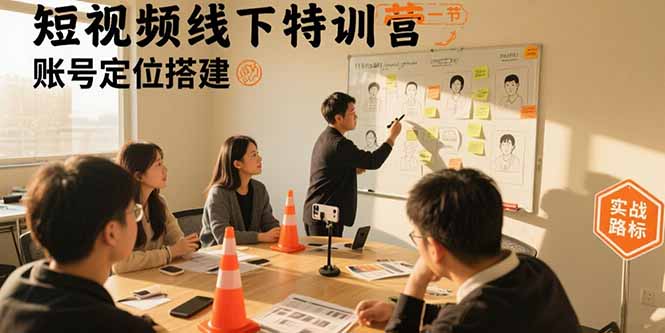 (15707期)短视频线下特训营:账号定位搭建/口播号拍摄剪辑/直播间流量入口/变现实战插图 (15707期)短视频线下特训营:账号定位搭建/口播号拍摄剪辑/直播间流量入口/变现实战插图