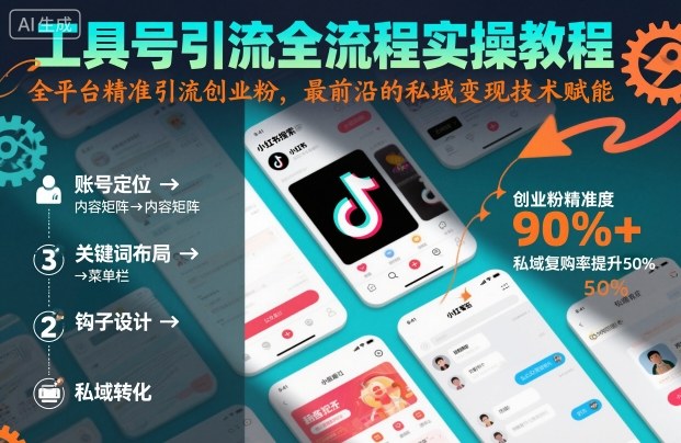 工具号引流全流程保姆级实操教程,全平台精准引流创业粉,最前沿的私域变现技术赋能插图 工具号引流全流程保姆级实操教程,全平台精准引流创业粉,最前沿的私域变现技术赋能插图