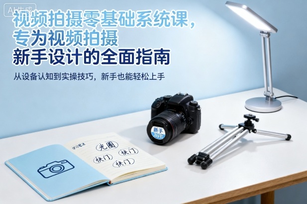 视频拍摄零基础系统课,专为视频拍摄新手设计的全面指南插图 视频拍摄零基础系统课,专为视频拍摄新手设计的全面指南插图