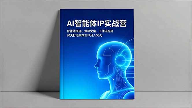 （16689期）AI智能体IP实战营，智能体搭建、爆款文案、工作流构建，30天打造高成交IP月入50万
