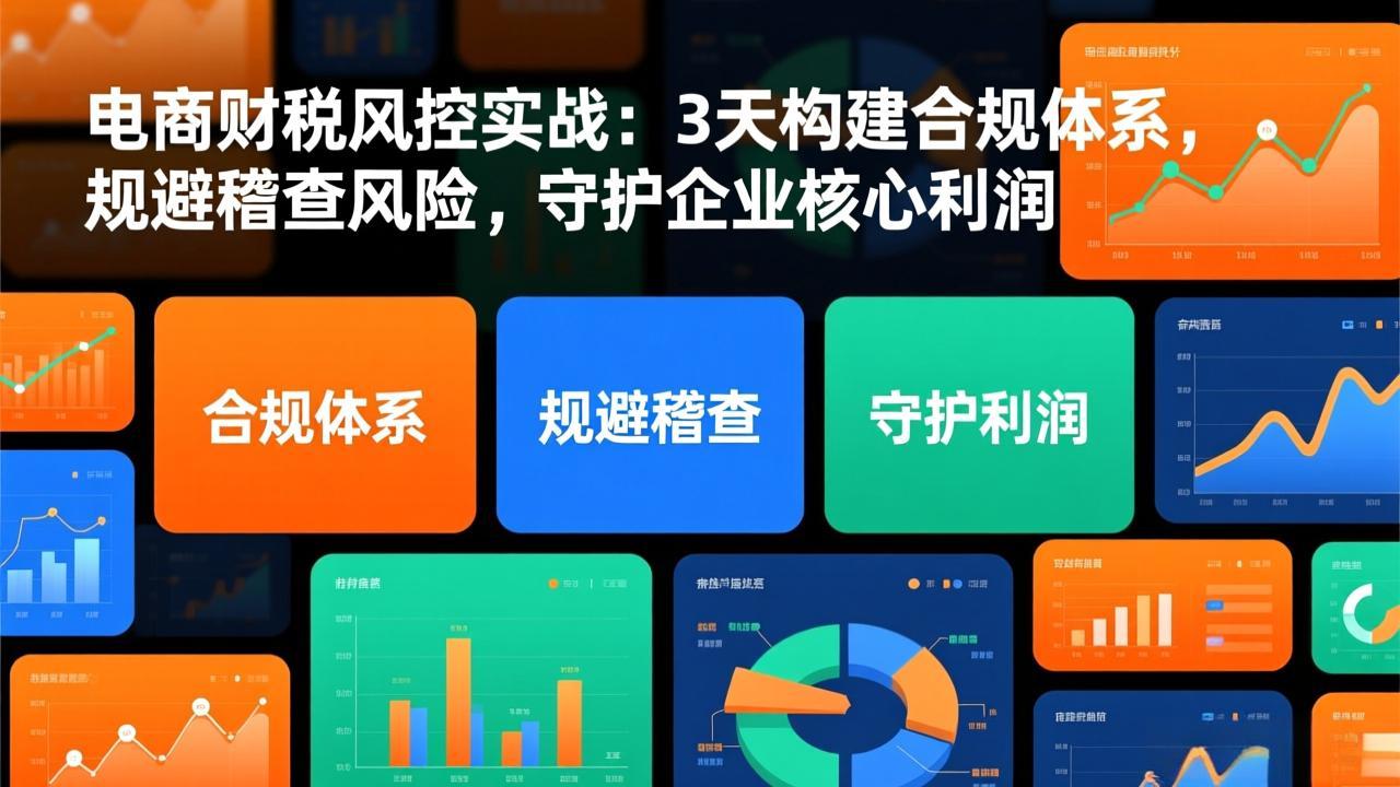 (17197期)电商财税风控实战:3天构建合规体系,规避稽查风险,守护企业核心利润插图 (17197期)电商财税风控实战:3天构建合规体系,规避稽查风险,守护企业核心利润插图