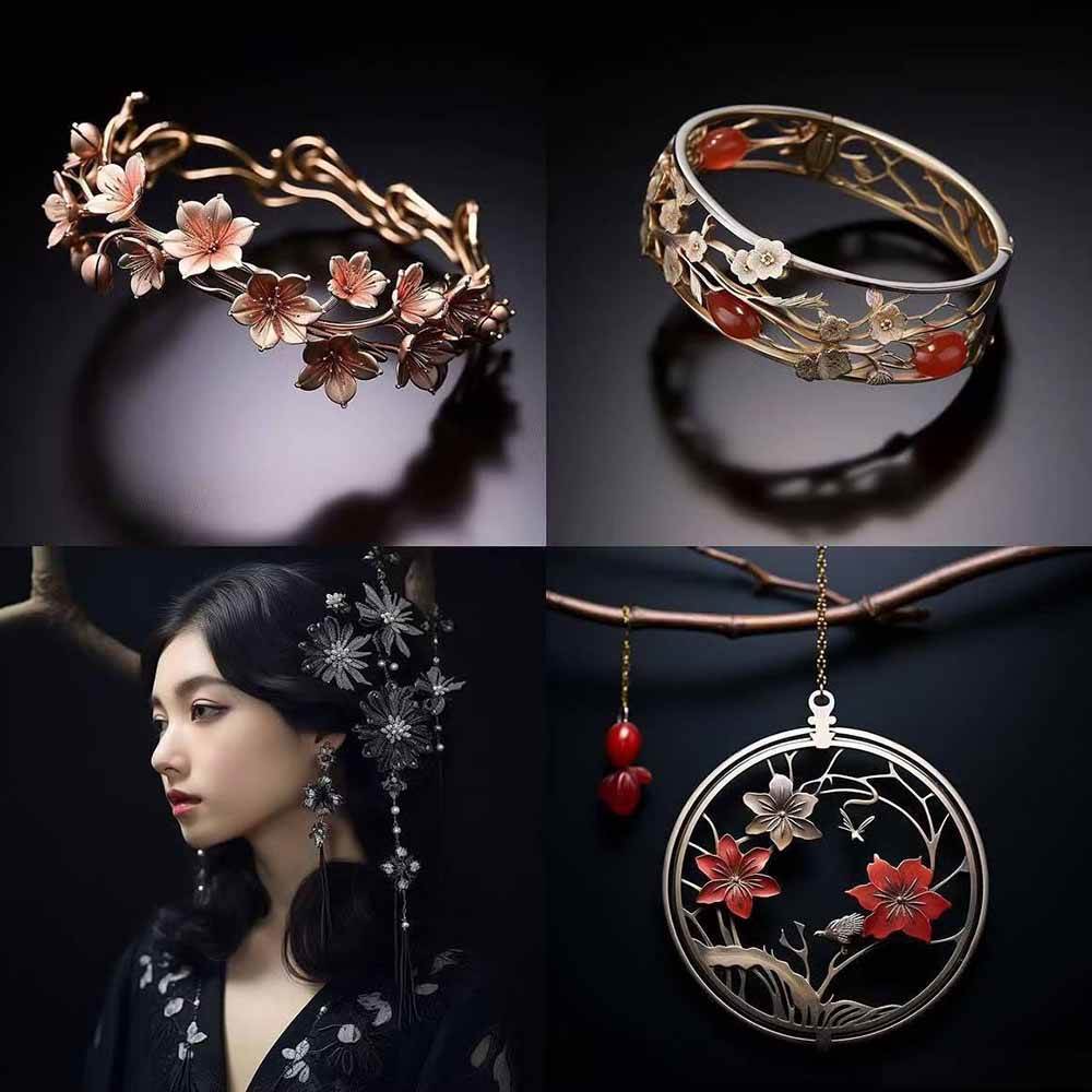 463个Midjourney珠宝摄影提示词:覆盖全品类珠宝,AI设计秒出专业效果插图5 463个Midjourney珠宝摄影提示词:覆盖全品类珠宝,AI设计秒出专业效果插图5