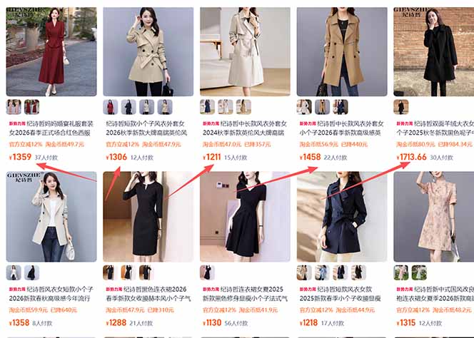 （18091期）【超强副业】淘宝超高价女装项目：1单赚1000多，可工作室放大（共52节）插图1