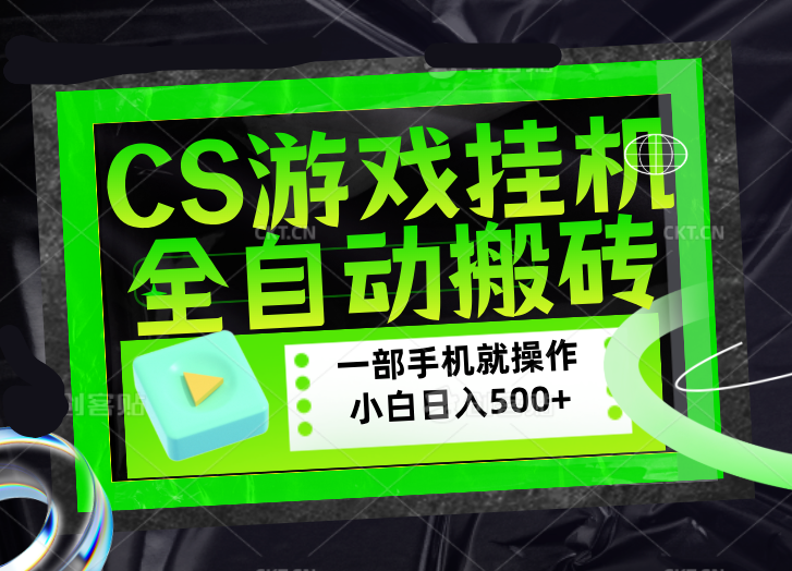 （17876期）CSGO游戏挂机捡漏搬砖，超稳定的项目，带领1000+小白实现日入500+，数据可视频验证