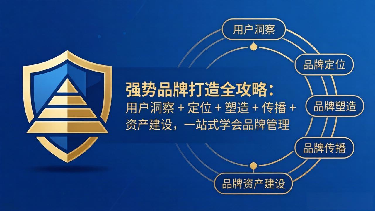 (17889期)强势品牌打造全攻略:用户洞察 + 定位 + 塑造 + 传播 + 资产建设,一站式学会品牌管理插图 (17889期)强势品牌打造全攻略:用户洞察 + 定位 + 塑造 + 传播 + 资产建设,一站式学会品牌管理插图