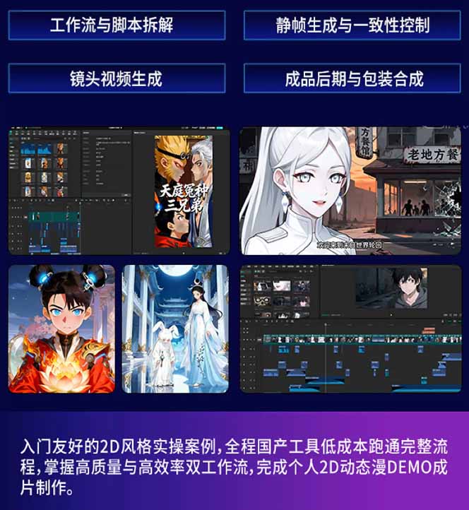 （18280期）AI漫剧硬核课：巨日禄+豆包+即梦+可灵+Vidu+剪映：一套课玩转国产工具，低成本产出爆款漫剧插图2