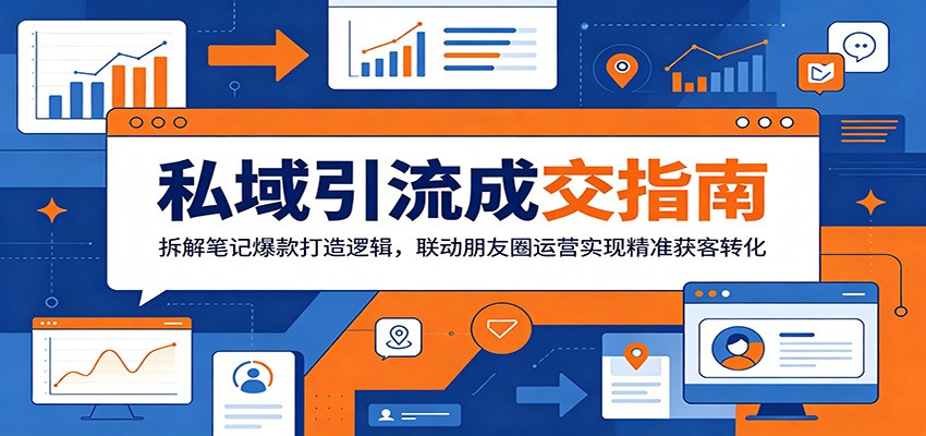 私域引流成交指南:拆解笔记爆款打造逻辑,联动朋友圈运营实现精准获客转化插图 私域引流成交指南:拆解笔记爆款打造逻辑,联动朋友圈运营实现精准获客转化插图