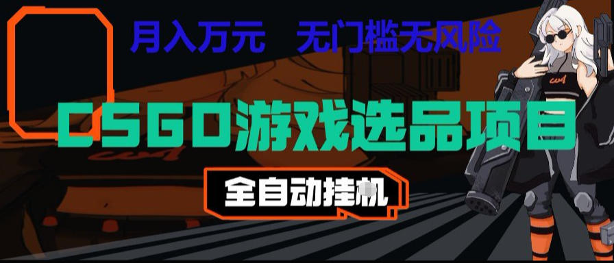 CSGO游戏自动扫货项目,全自动运行,月入1W,无风险,长期稳定可以做【揭秘】插图 CSGO游戏自动扫货项目,全自动运行,月入1W,无风险,长期稳定可以做【揭秘】插图
