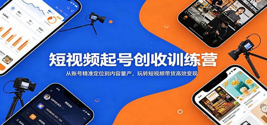 短视频起号创收训练营:从账号精准定位到内容量产,玩转短视频带货高效变现插图 短视频起号创收训练营:从账号精准定位到内容量产,玩转短视频带货高效变现插图
