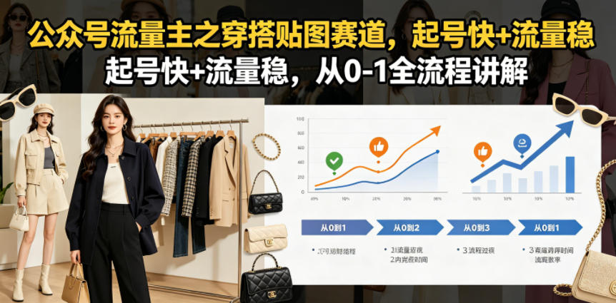 公众号流量主之穿搭贴图赛道,起号快+流量稳,从0-1全流程讲解插图 公众号流量主之穿搭贴图赛道,起号快+流量稳,从0-1全流程讲解插图