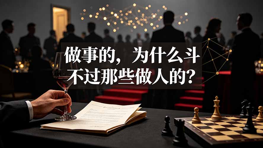 (19414期)付费文章:做事的,为什么斗不过那些做人的?