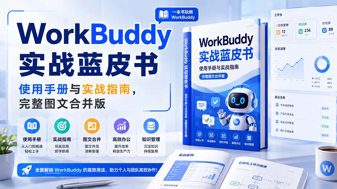 （20106期）WorkBuddy实战蓝皮书，使用手册与实战指南，完整图文合并版插图1