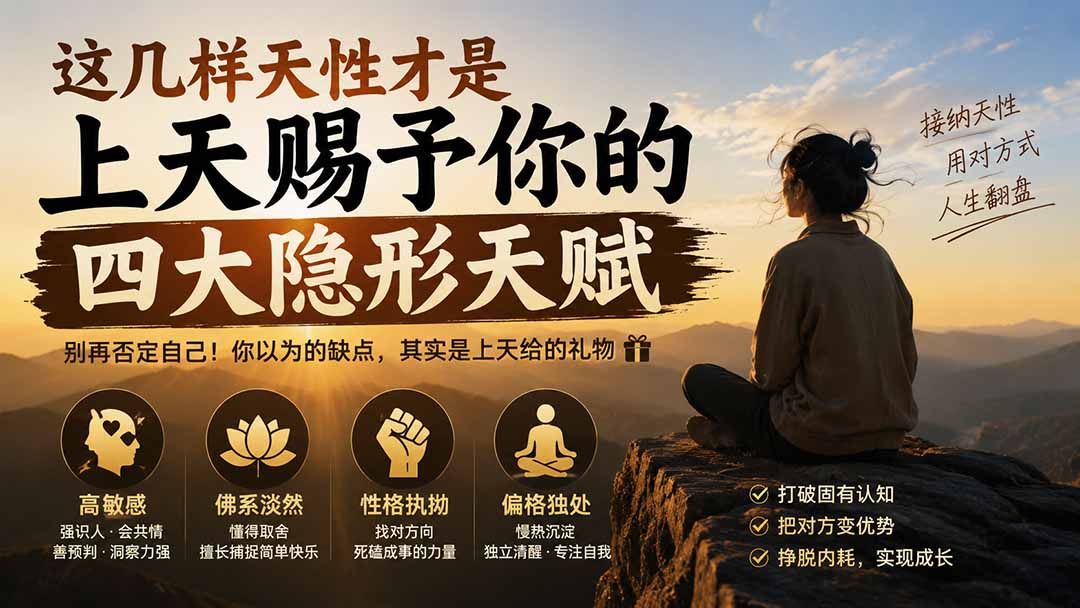 （19984期）付费文章：这几样天性才是上天赐予你的四大隐形天赋插图1