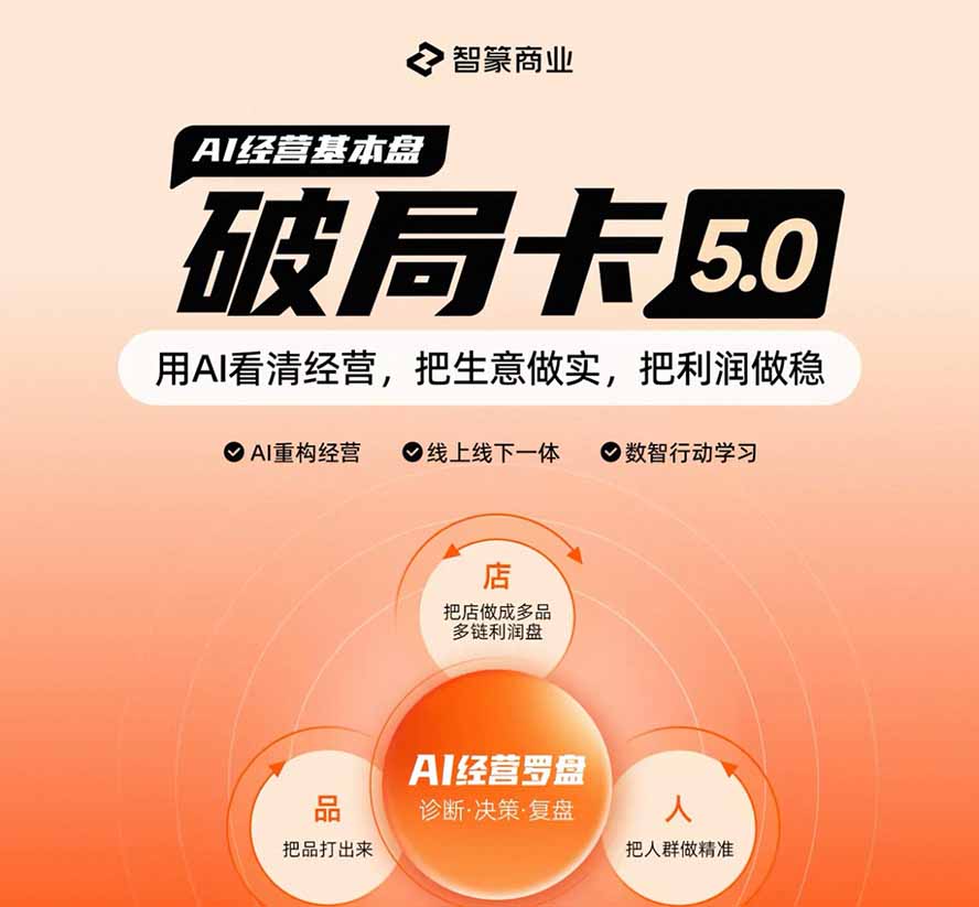 (19748期)淘宝天猫2026破局卡5.0:AI重构经营+线上线下一体化,用数据看清生意并搭建稳定利润基本盘插图2 (19748期)淘宝天猫2026破局卡5.0:AI重构经营+线上线下一体化,用数据看清生意并搭建稳定利润基本盘插图2