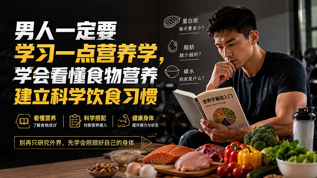 （20055期）付费文章：男人一定要学习一点营养学，学会看懂食物营养建立科学饮食习惯插图1