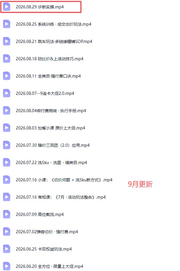 （20158期）拼多多实战特训营(更新26年0831)：不管是新手入门或老商家冲量，都有实操方法，跟着学，少走弯路插图2
