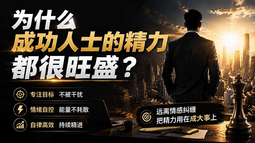 (19754期)付费文章:为什么成功人士的精力都很旺盛?插图1 (19754期)付费文章:为什么成功人士的精力都很旺盛?插图1