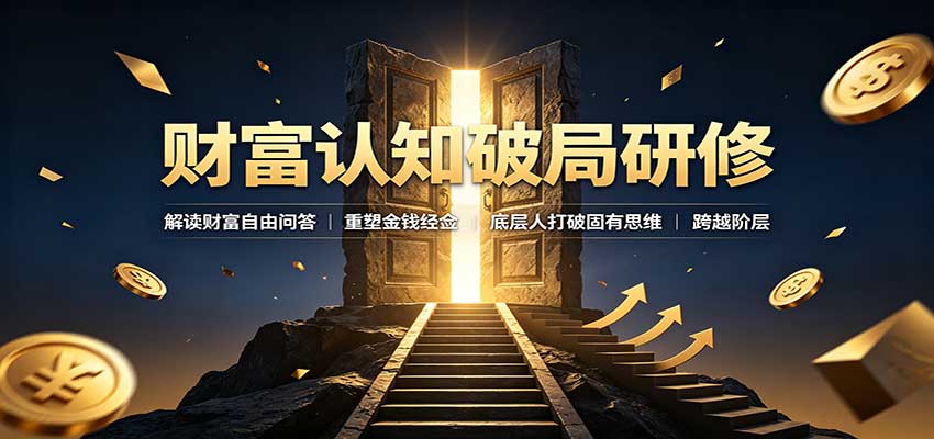 财富认知破局研修:解读”孙割”,重塑金钱观念,底层人打破固有思维跨越阶层