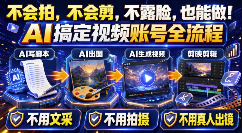 AI短视频起号实战项目，用AI做视频起号，45天涨粉12W，一条广告8.5k，广告接到手软，引流、变现两不误！插图