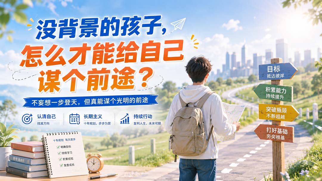 (20180期)付费文章:没背景的孩子,怎么才能给自己谋个前途?插图1 (20180期)付费文章:没背景的孩子,怎么才能给自己谋个前途?插图1