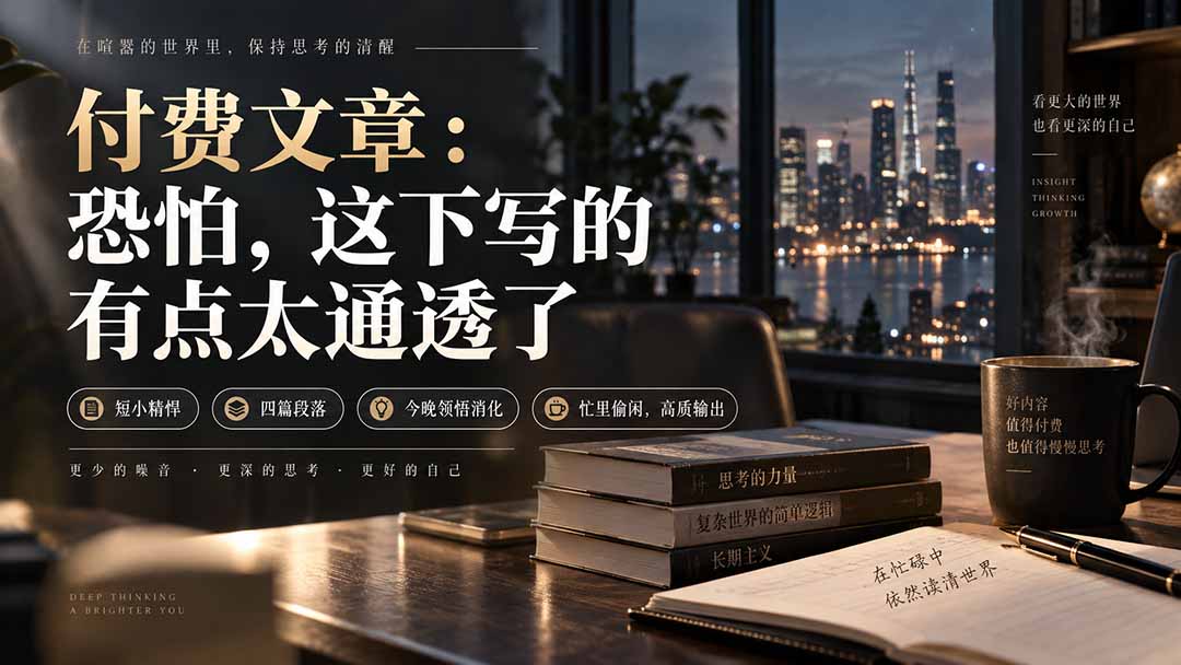 (20317期)灏泽付费文章:恐怕,这下写的有点太通透了插图1 (20317期)灏泽付费文章:恐怕,这下写的有点太通透了插图1