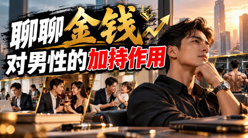 某公众号付费文章:聊聊金钱对男性的加持作用
