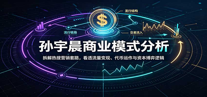 孙宇晨商业模式分析:拆解热搜营销套路,看透流量变现、代币运作与资本博弈逻辑