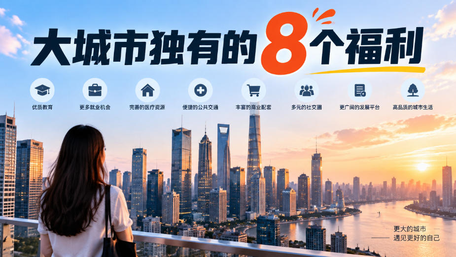 某公众号付费文章：大城市独有的8个福利