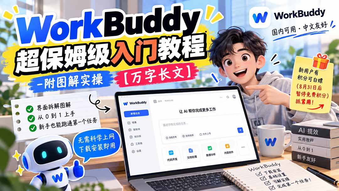(20882期)WorkBuddy 超保姆级入门教程-附图解实操 【万字长文】插图1 (20882期)WorkBuddy 超保姆级入门教程-附图解实操 【万字长文】插图1
