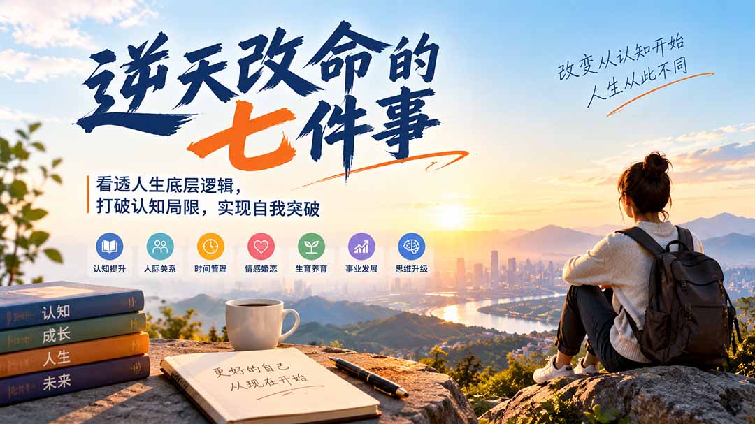 (21022期)付费文章:逆天改命的七件事,看透人生底层逻辑,打破认知局限,实现自我突破